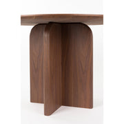 Eettafel Laurent MDF Bruin Ø120x75 cm-Eettafels-Creating Home