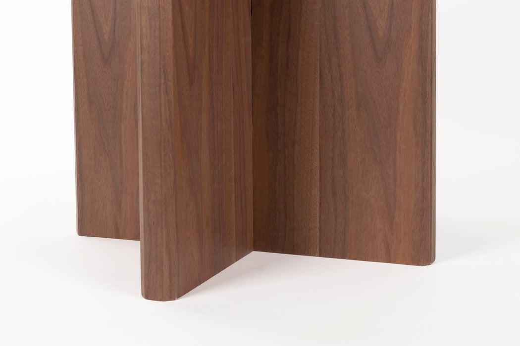 Eettafel Laurent MDF Bruin Ø120x75 cm-Eettafels-Creating Home