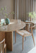 Eettafel Laurent MDF Naturel 120x120 cm-Eettafels-Creating Home