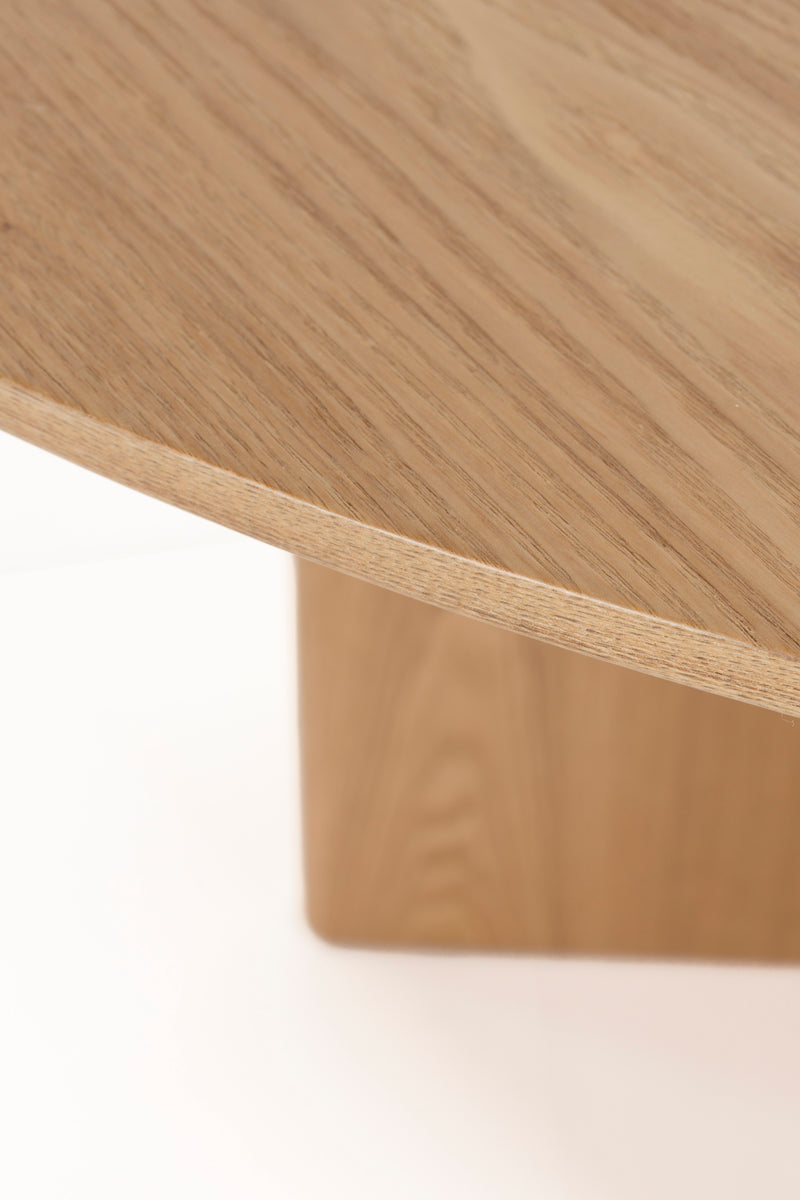 Eettafel Laurent MDF Naturel 120x120 cm-Eettafels-Creating Home