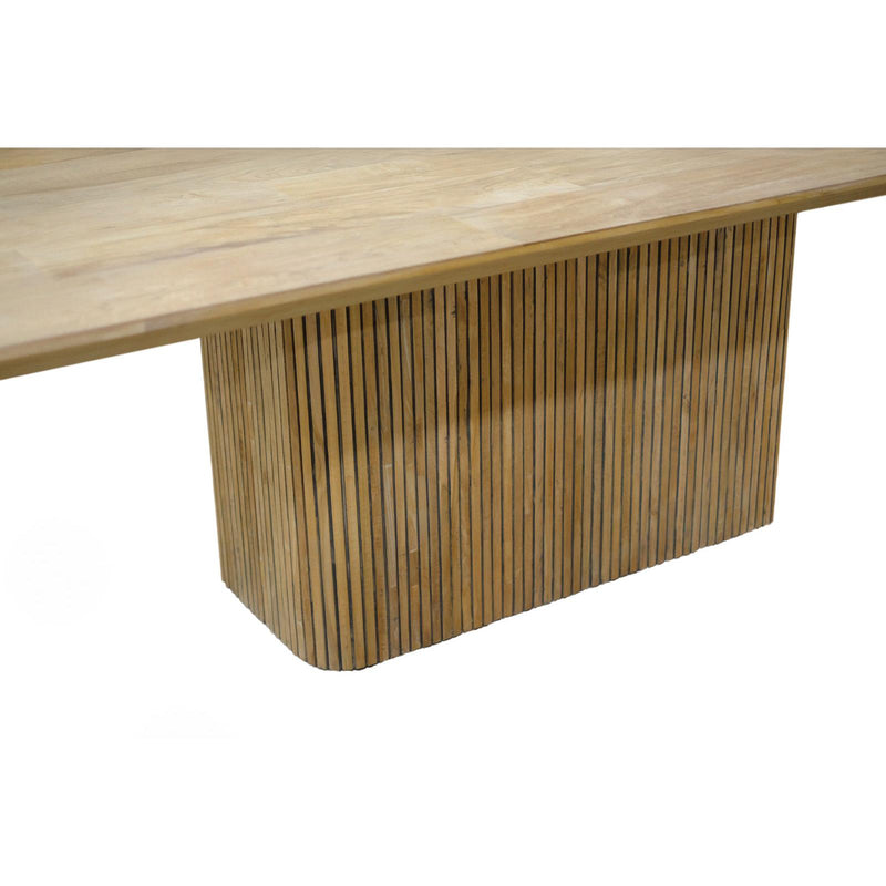 Eettafel Lausanne Teakhout Naturel hout 230x110 cm-Eettafels-Livingfurn