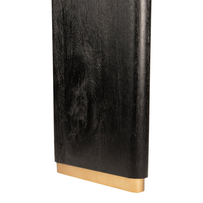 Eettafel Liber Mangohout Zwart 240cm-Eettafels-PTMD