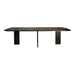 Eettafel Liber Mangohout Zwart 240cm-Eettafels-PTMD