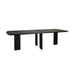 Eettafel Liber Mangohout Zwart 240cm-Eettafels-PTMD