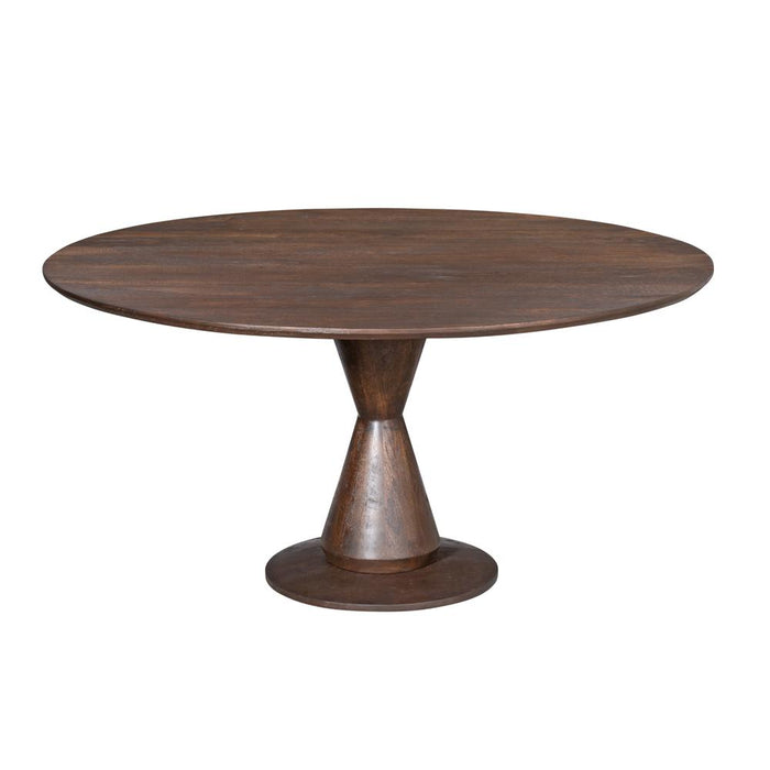 Eettafel Lima Bruin - 130 cm - Rond-Eettafels-Starfurn