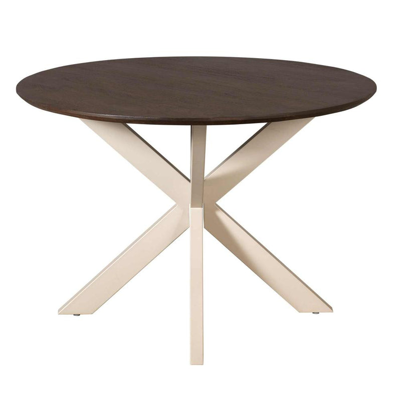 Eettafel Madison Bruin 110 cm Poot Zand 110x110x76 cm-Eettafels-Starfurn
