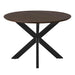 Eettafel Madison Bruin - 110 cm - Poot Zwart-Eettafels-Starfurn