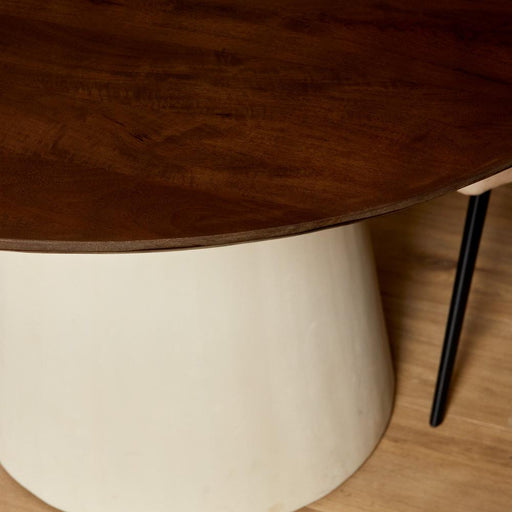 Eettafel Madison Bruin 150 cm 150x150x76 cm-Eettafels-Starfurn