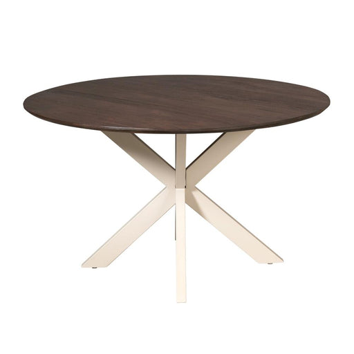 Eettafel Madison Bruin 150 cm Poot Zand 150x150x76 cm-Eettafels-Starfurn