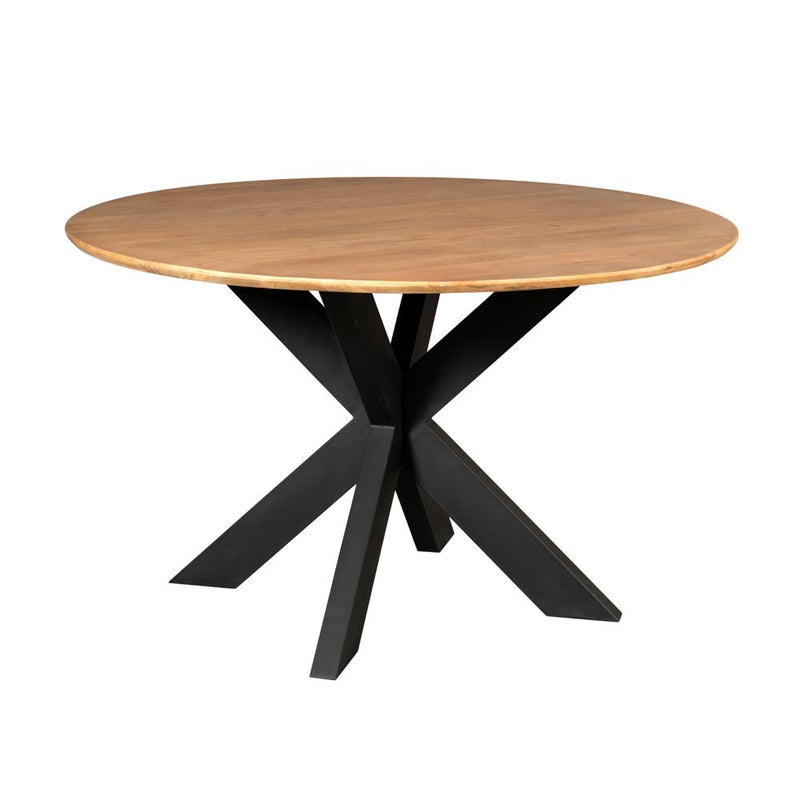 Eettafel Madison Naturel 130 cm 130x130x76 cm-Eettafels-Starfurn