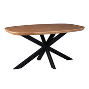 Eettafel Madison Naturel 160 cm Deens ovaal 160x90x76 cm-Eettafels-Starfurn
