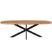 Eettafel Madison Naturel - 200 cm - Deens ovaal-Eettafels-Starfurn