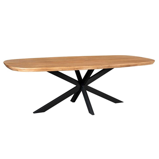 Eettafel Madison Naturel 280 cm Deens ovaal 280x120x76 cm-Eettafels-Starfurn