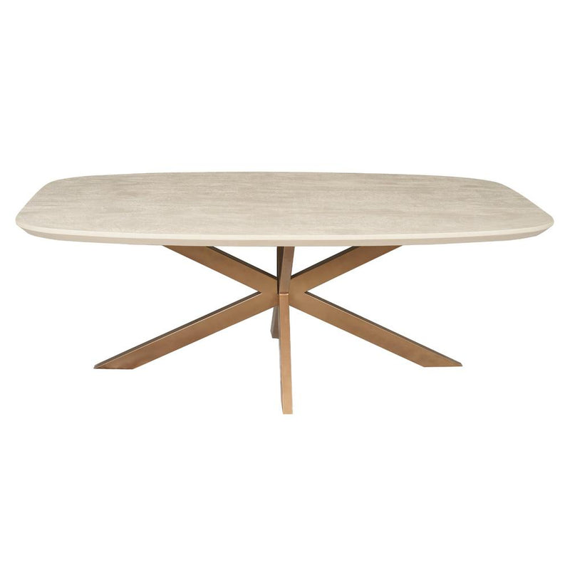 Eettafel Madison Zand 200 cm Deens Ovaal 200x100x76 cm-Eettafels-Starfurn