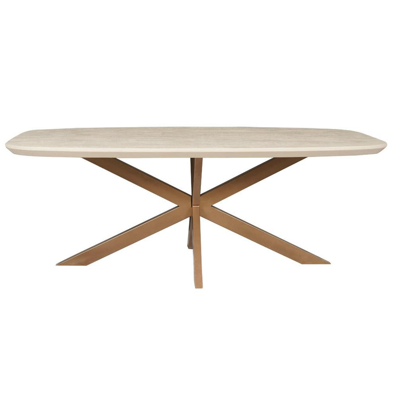 Eettafel Madison Zand 200 cm Deens Ovaal 200x100x76 cm-Eettafels-Starfurn