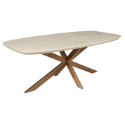 Eettafel Madison Zand 240 cm Deens Ovaal 240x110x76 cm-Eettafels-Starfurn