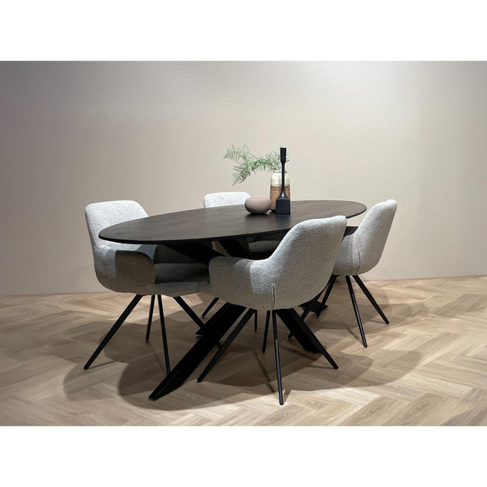 Eettafel Mangohout 160x90 cm-Eettafels-Livingfurn