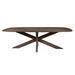 Eettafel Mangohout Bruin 210x100 cm-Eettafels-Livingfurn
