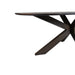 Eettafel Mangohout Bruin 210x100 cm-Eettafels-Livingfurn