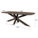 Eettafel Mangohout Bruin 210x100 cm-Eettafels-Livingfurn