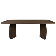 Eettafel Mangohout Bruin 220x105 cm-Eettafels-Livingfurn
