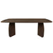 Eettafel Mangohout Bruin 220x105 cm-Eettafels-Livingfurn