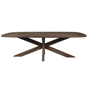 Eettafel Mangohout Bruin 240x105 cm-Eettafels-Livingfurn