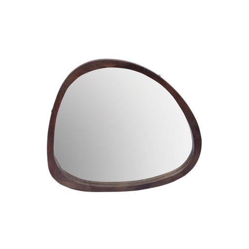 Eettafel Mangohout Bruin 80 cm - Mangohouthout / gecoat staal - 30977-Eettafels-Brix