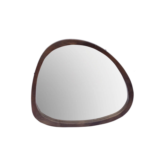 Eettafel Mangohout Bruin 80 cm - Mangohouthout / gecoat staal - 30977-Eettafels-Brix