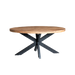 Eettafel Mangohout Naturel hout 160x90 cm - 13407-Eettafels-Brix