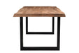 Eettafel Mangohout Naturel hout 200x100 cm - 11995-Eettafels-Brix