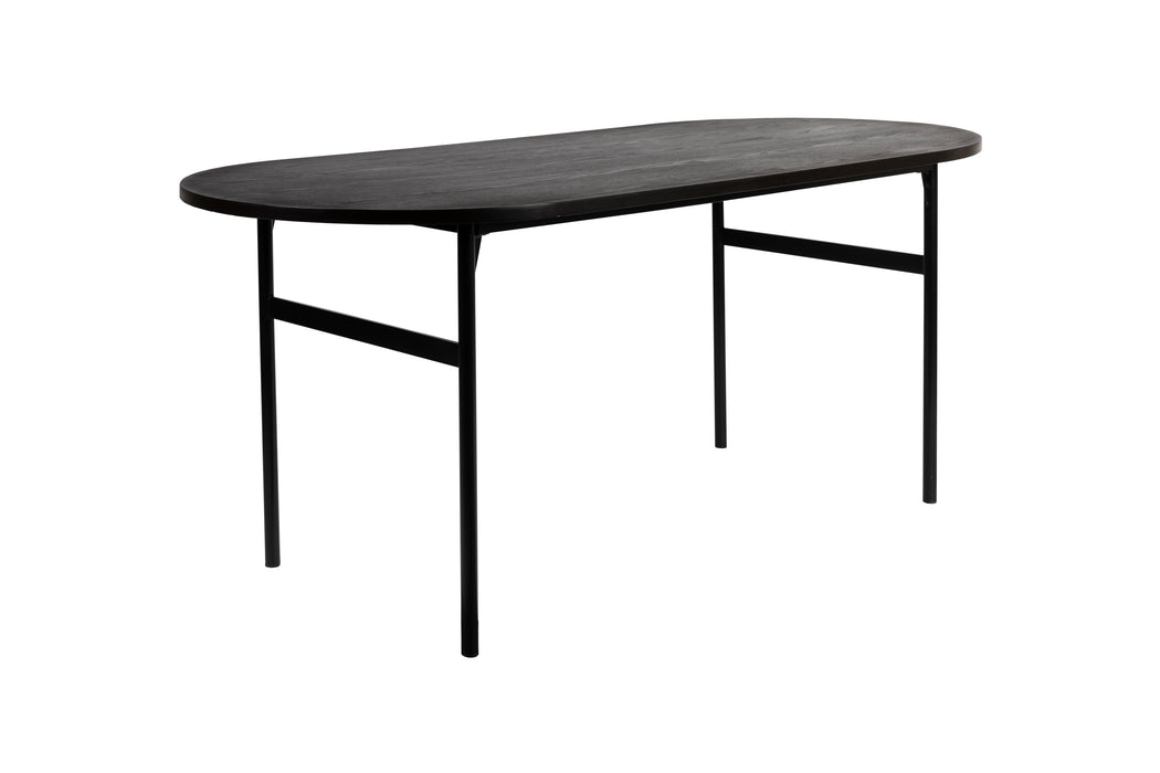 Eettafel Marcio MDF Zwart 180x80 cm-Eettafels-Creating Home