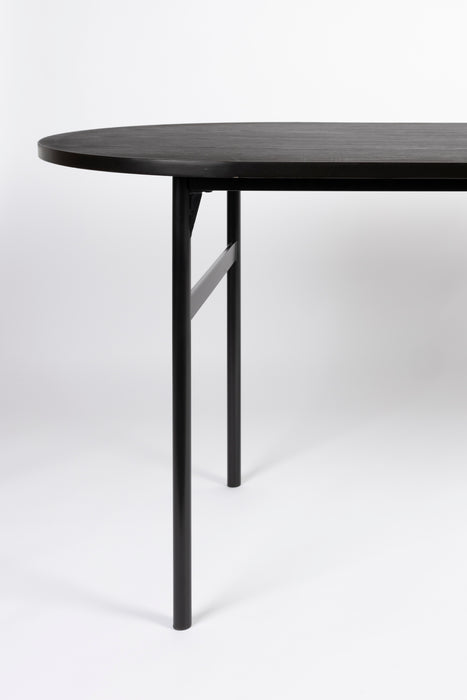 Eettafel Marcio MDF Zwart 180x80 cm-Eettafels-Creating Home