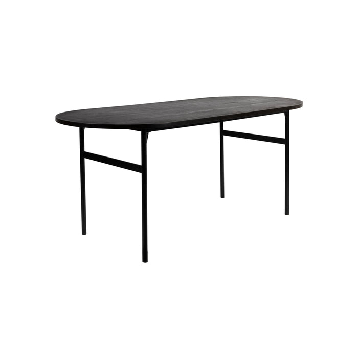 Eettafel Marcio MDF Zwart 180x80 cm-Eettafels-Creating Home