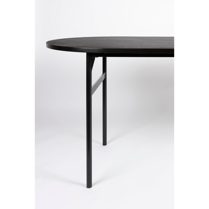 Eettafel Marcio MDF Zwart 180x80 cm-Eettafels-Creating Home