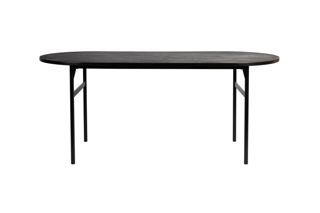 Eettafel Marcio MDF Zwart 180x80 cm-Eettafels-Creating Home