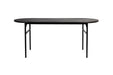 Eettafel Marcio MDF Zwart 180x80 cm-Eettafels-Creating Home