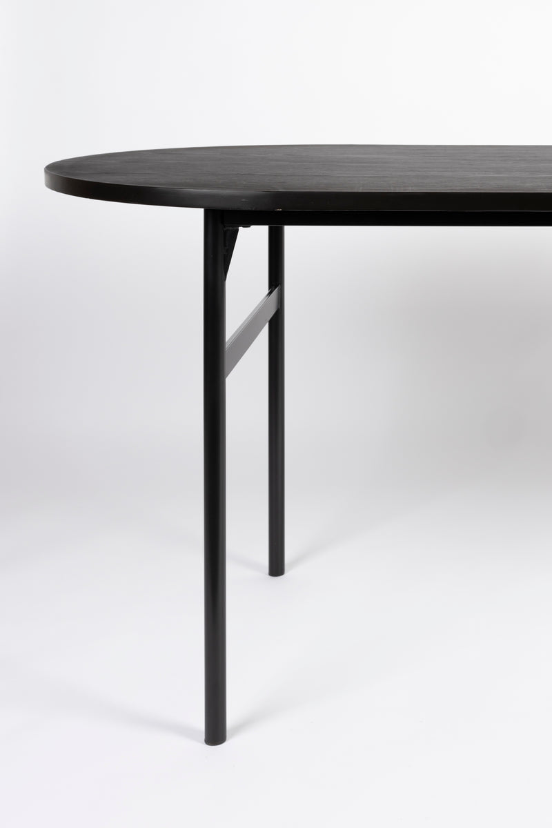 Eettafel Marcio MDF Zwart 180x80 cm-Eettafels-Creating Home