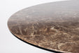 Eettafel Maru MDF Bruin Ø110x75 cm-Eettafels-Creating Home