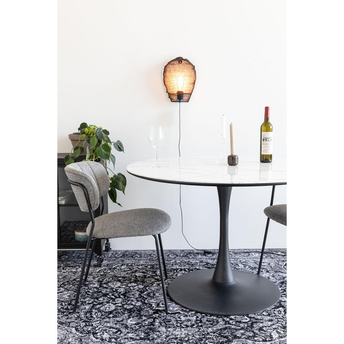 Eettafel Maru MDF Wit Ø110x75 cm-Eettafels-Creating Home