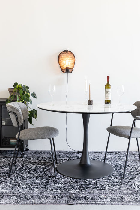 Eettafel Maru MDF Wit Ø110x75 cm-Eettafels-Creating Home