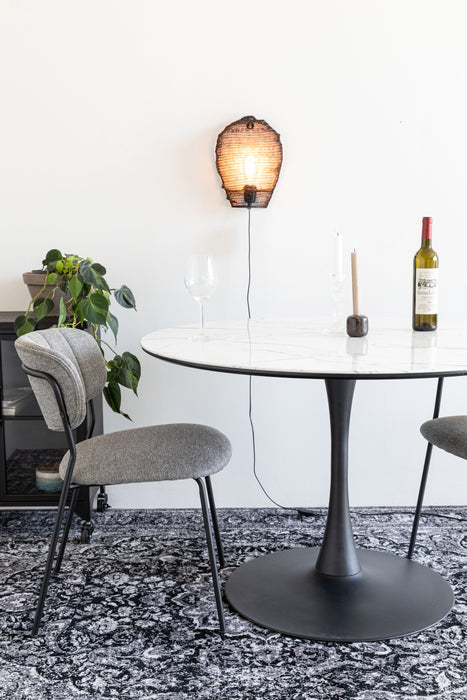 Eettafel Maru MDF Wit Ø110x75 cm-Eettafels-Creating Home