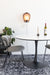 Eettafel Maru MDF Wit Ø110x75 cm-Eettafels-Creating Home