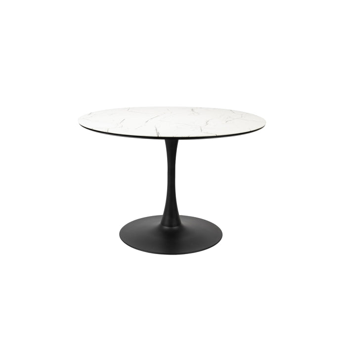 Eettafel Maru MDF Wit Ø110x75 cm-Eettafels-Creating Home