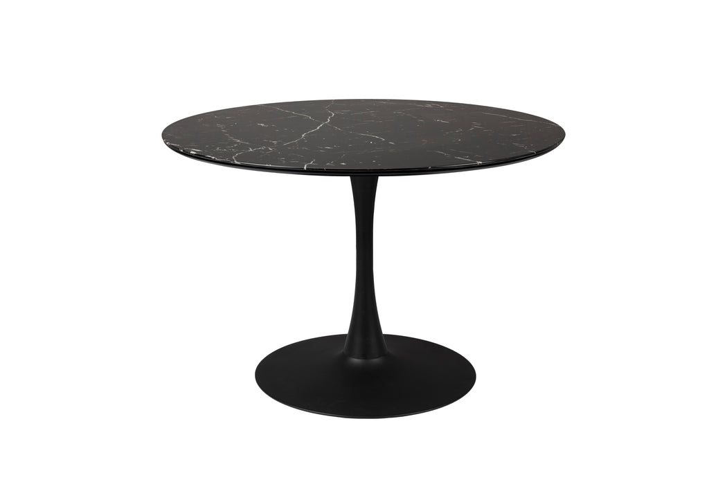 Eettafel Maru MDF Zwart Ø110x75 cm-Eettafels-Creating Home
