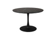 Eettafel Maru MDF Zwart Ø110x75 cm-Eettafels-Creating Home