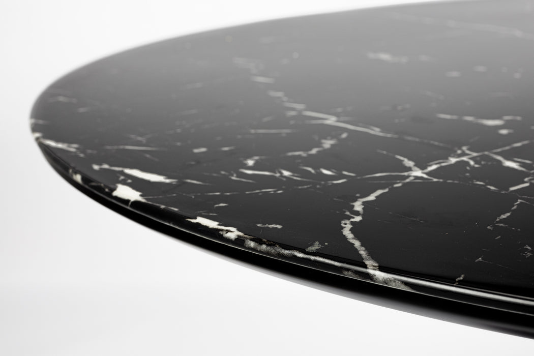Eettafel Maru MDF Zwart Ø110x75 cm-Eettafels-Creating Home