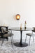 Eettafel Maru MDF Zwart Ø110x75 cm-Eettafels-Creating Home