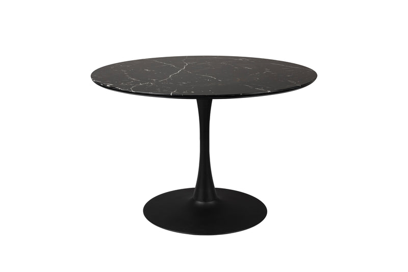Eettafel Maru MDF Zwart Ø110x75 cm-Eettafels-Creating Home