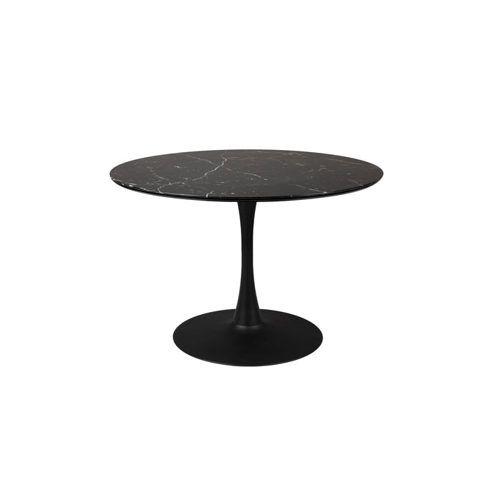 Eettafel Maru MDF Zwart Ø110x75 cm-Eettafels-Creating Home